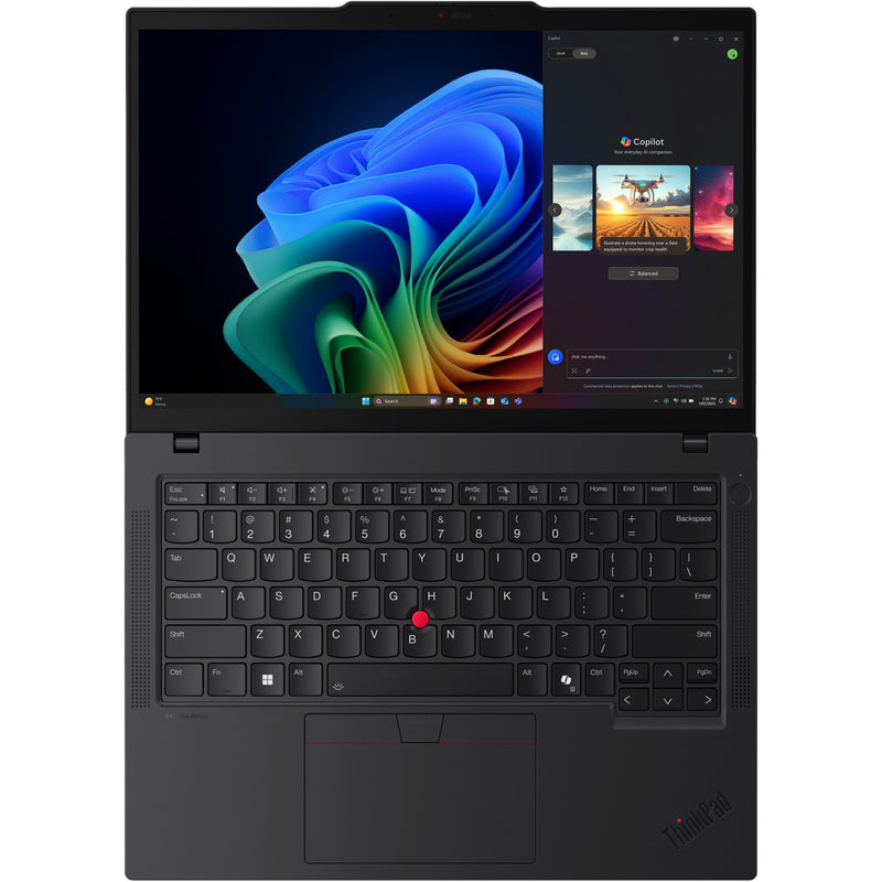 Afbeelding laden in galerijviewer, Lenovo thinkpad t14 gen 6 (21qj005emh) 14 copilot+ laptop (zwart | ryzen ai 7 pro 350 | radeon 860m | 32 gb | 1 tb ssd)
