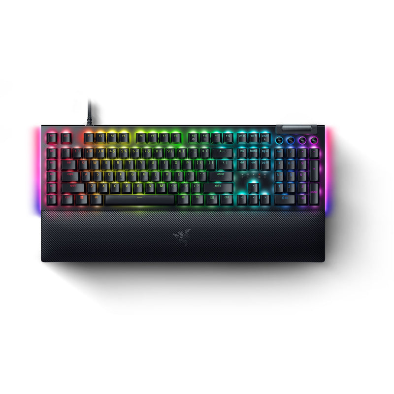 Load image into Gallery viewer, Razer blackwidow v4, gaming toetsenbord (zwart, us lay-out, yellow, rgb leds, doubleshot abs)