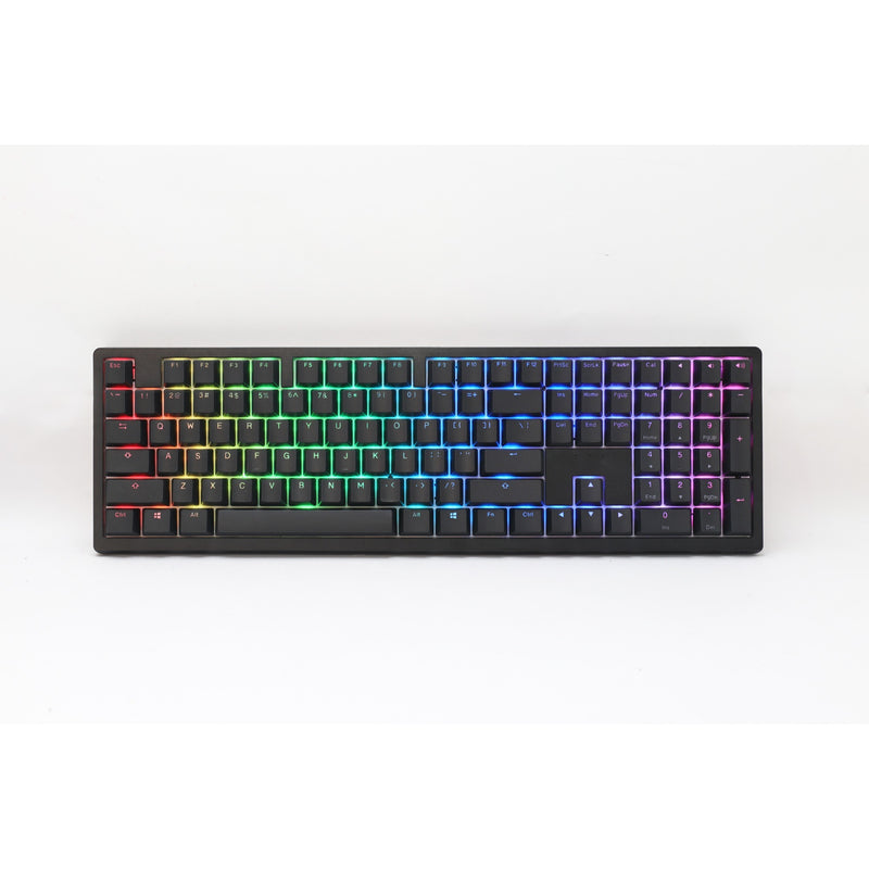 Load image into Gallery viewer, Ducky zero 6108 classic black, gaming toetsenbord (zwart wit, us lay-out, cherry mx2a blue, rgb leds, double-shot pbt, hot swap, 2.4ghz | bluetooth | usb-c)