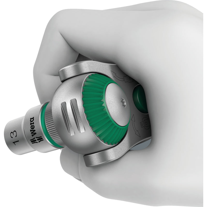 Load image into Gallery viewer, Wera 8100 sc 6 zyklop speed-ratelset, 1 2 -aandrijving gereedschapsset (zwart groen, 28-delig)