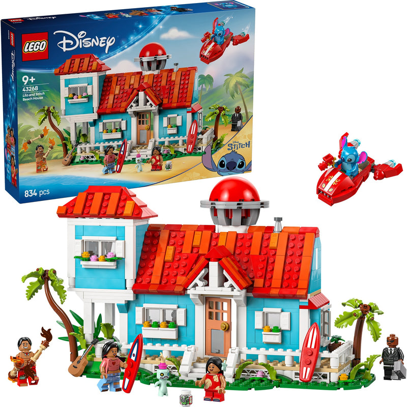 Load image into Gallery viewer, Lego disney - lilo en stitch strandhuis constructiespeelgoed (43262)