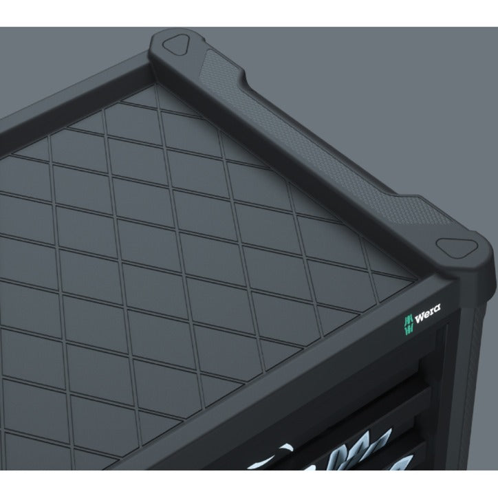 Load image into Gallery viewer, Wera 9700 tool rebel werkplaatswagen 1, 94-delig gereedschapswagen (zwart, incl. 4 schuimrubber inzetstukken met gereedschap)