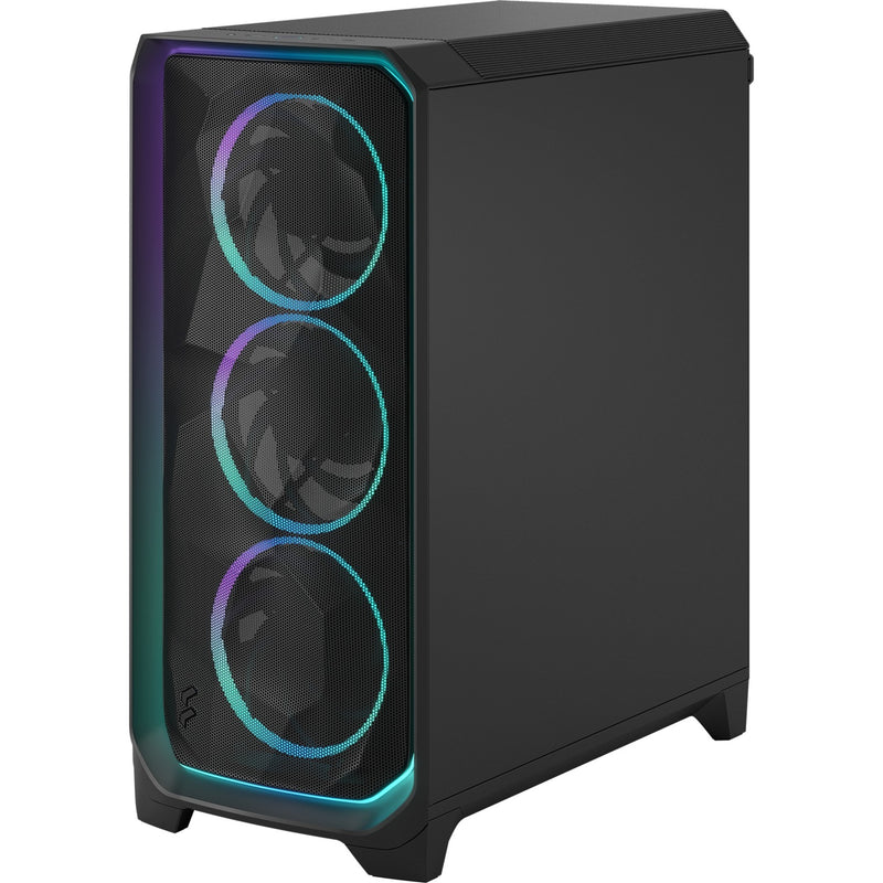 Cargue la imagen en el visor de la galería, Fractal design meshify 3 ambience pro rgb midi tower behuizing (zwart | 2x usb-a | 1x usb-c | rgb | tempered glass)