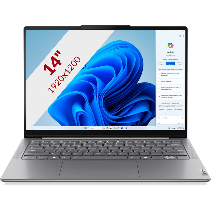 Load image into Gallery viewer, Lenovo yoga slim 7 14imh9 u7-155h oled 14 laptop (grijs | ultra 7 155h | intel arc graphics | 16 gb | 512 gb ssd)