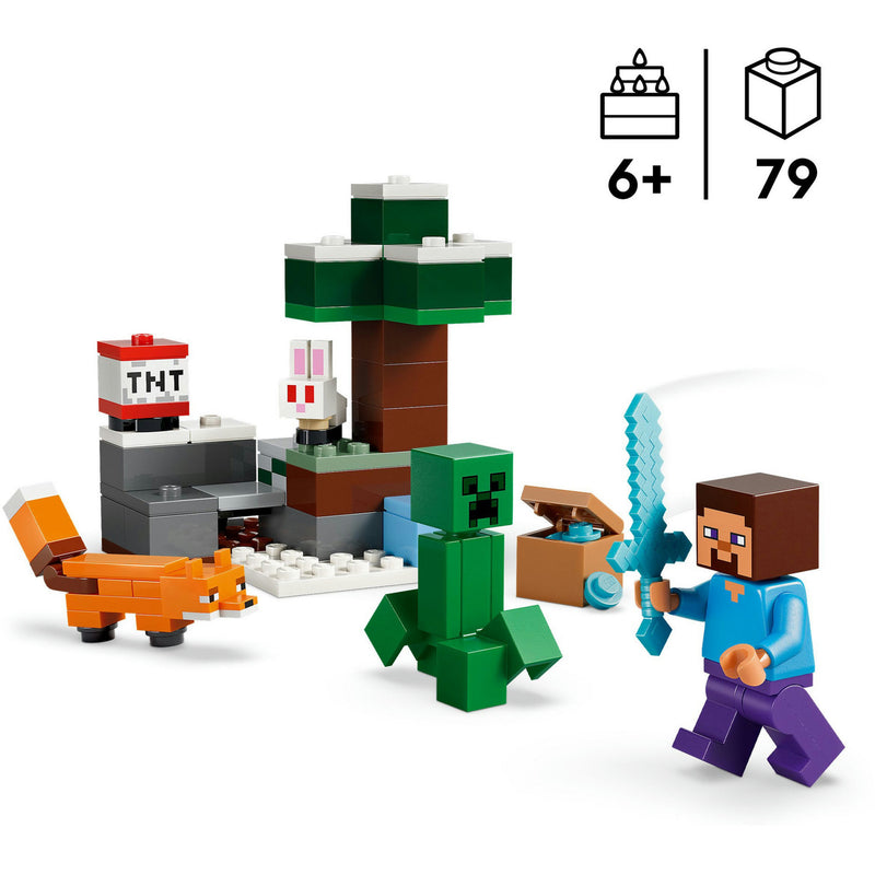 Load image into Gallery viewer, Lego minecraft 21583 steves taiga-avontuur