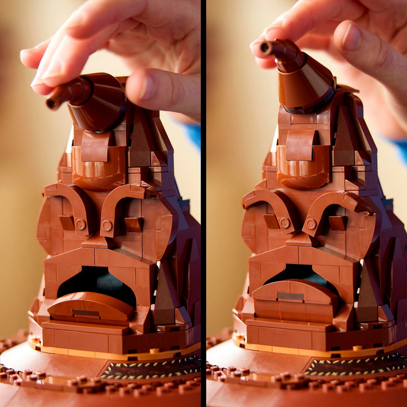Load image into Gallery viewer, Lego harry potter 76429 pratende sorteerhoed + geluid