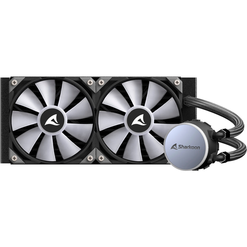 Load image into Gallery viewer, Sharkoon s70 rgb waterkoeling (zwart, 4-pins pwm fan-connector)