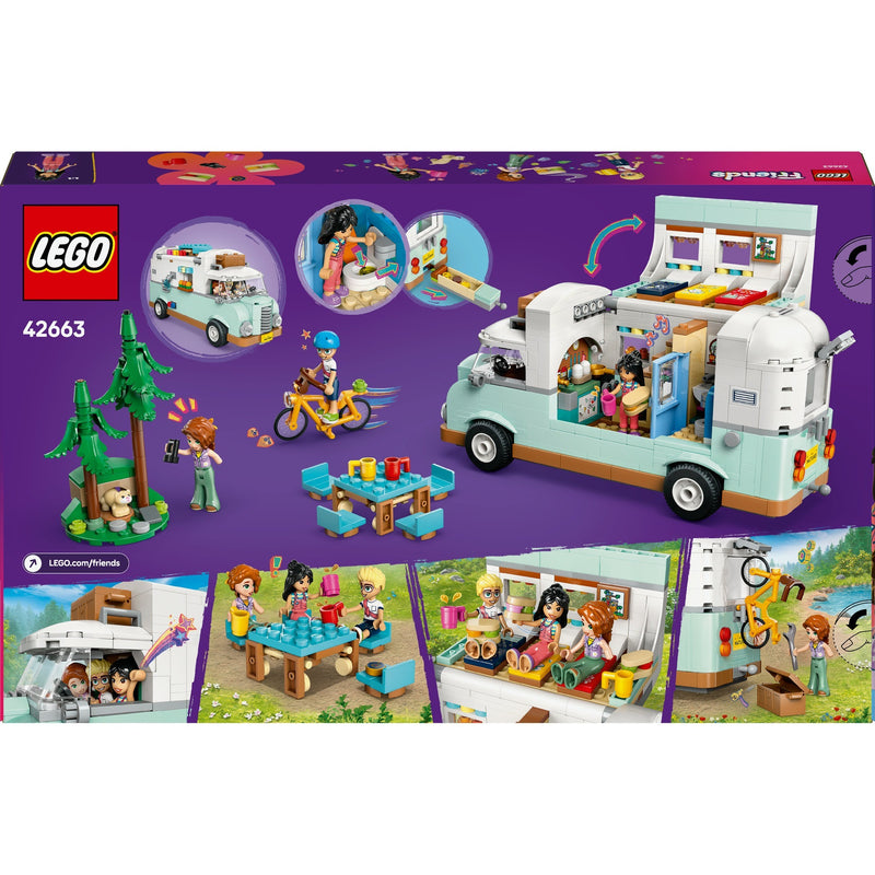 Afbeelding laden in galerijviewer, Lego friends - camperavontuur met vrienden constructiespeelgoed (42663)