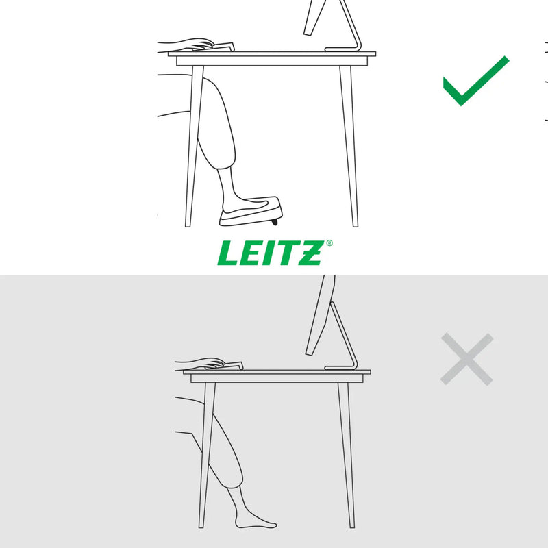 Load image into Gallery viewer, Leitz ergo verstelbare bureau voetensteun (zwart)