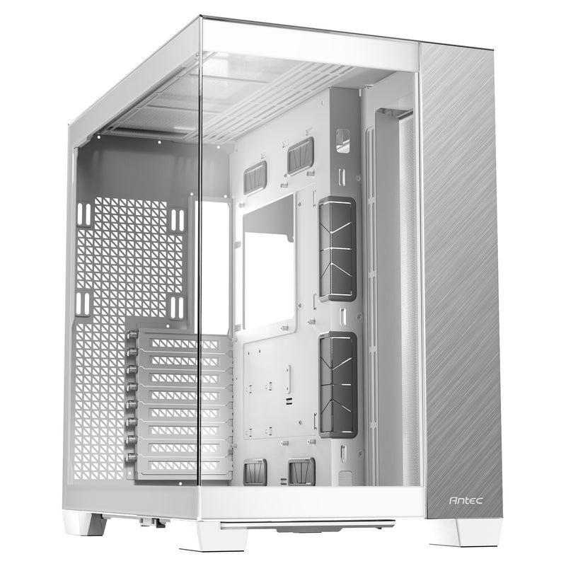 Afbeelding laden in galerijviewer, Antec c8 midi tower behuizing (wit zilver | 2x usb-a | 1x usb-c | tempered glass)