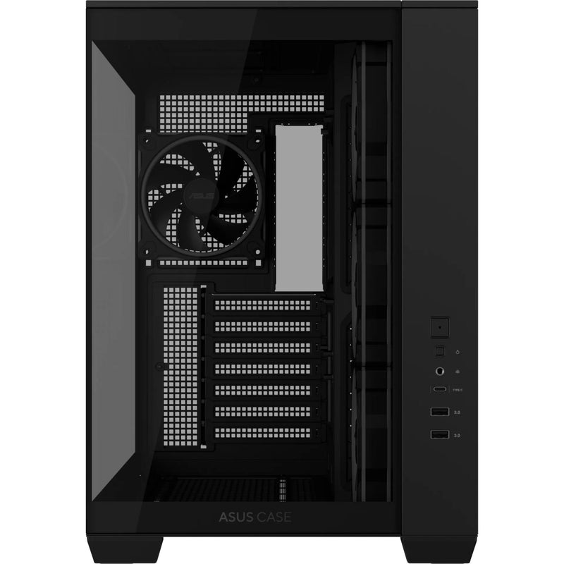 Load image into Gallery viewer, Asus a32 plus midi tower behuizing (zwart | 2x usb-a | 1x usb-c | rgb | tempered glass)