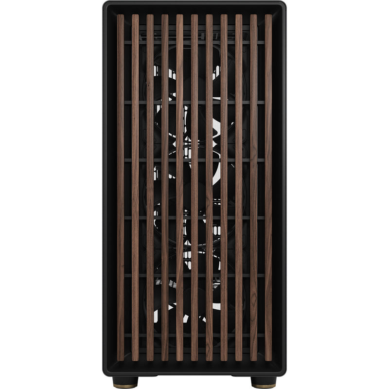 Afbeelding laden in galerijviewer, Fractal design north xl rc charcoal black tg dark midi tower behuizing (zwart houtkleur | 2x usb-a | 1x usb-c | tempered glass)