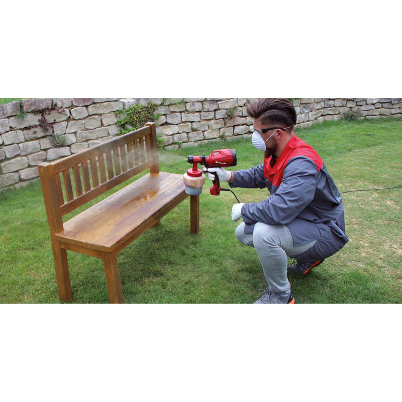 Load image into Gallery viewer, Einhell verfspuitsysteem tc-sy 400p spuitpistool (rood zwart)