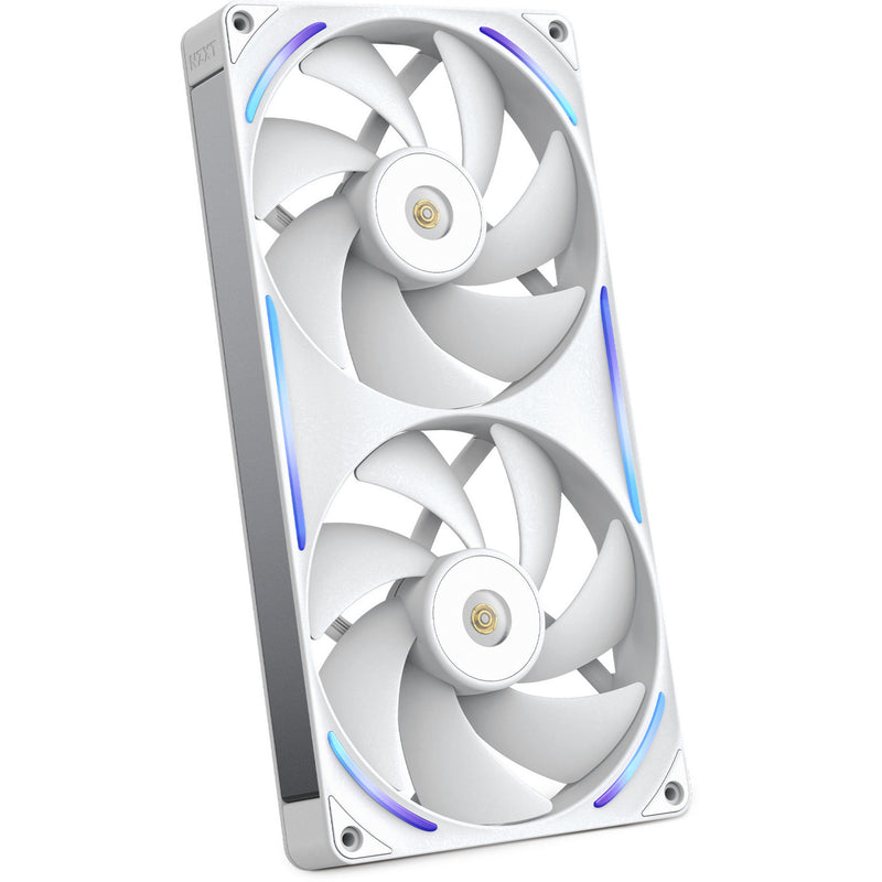 Load image into Gallery viewer, Nzxt performance fan f280x rgb case fans (wit, 2 stuks, 280 x 140 x 30 mm, pwm)