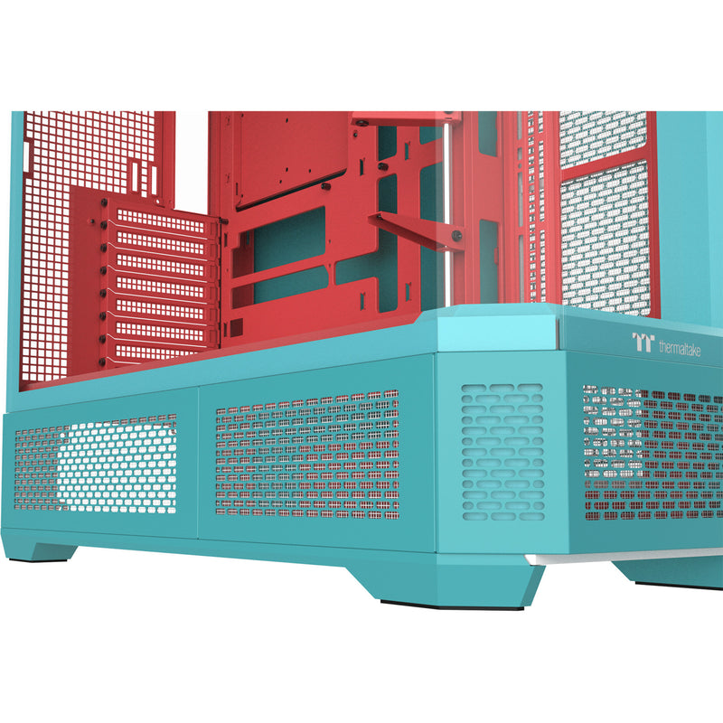 ギャラリービューアに画像をロードする, Thermaltake view 600 tg mint strawberry big tower behuizing (mint bes | 2x usb-a | 1x usb-c | tempered glass)