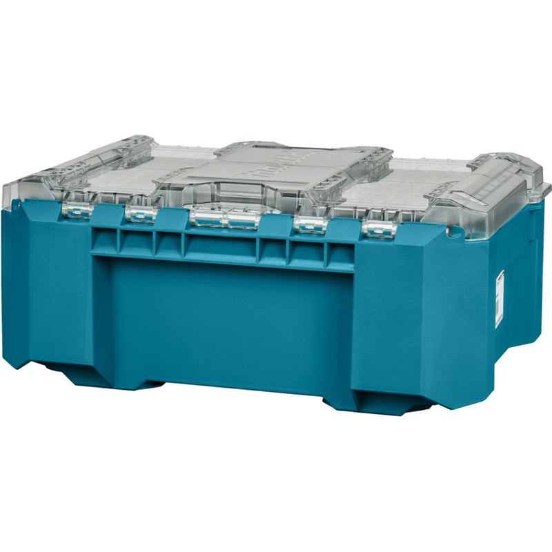 Load image into Gallery viewer, Makita maktrak organizer compact p-91067 gereedschapsbox (blauw zwart)