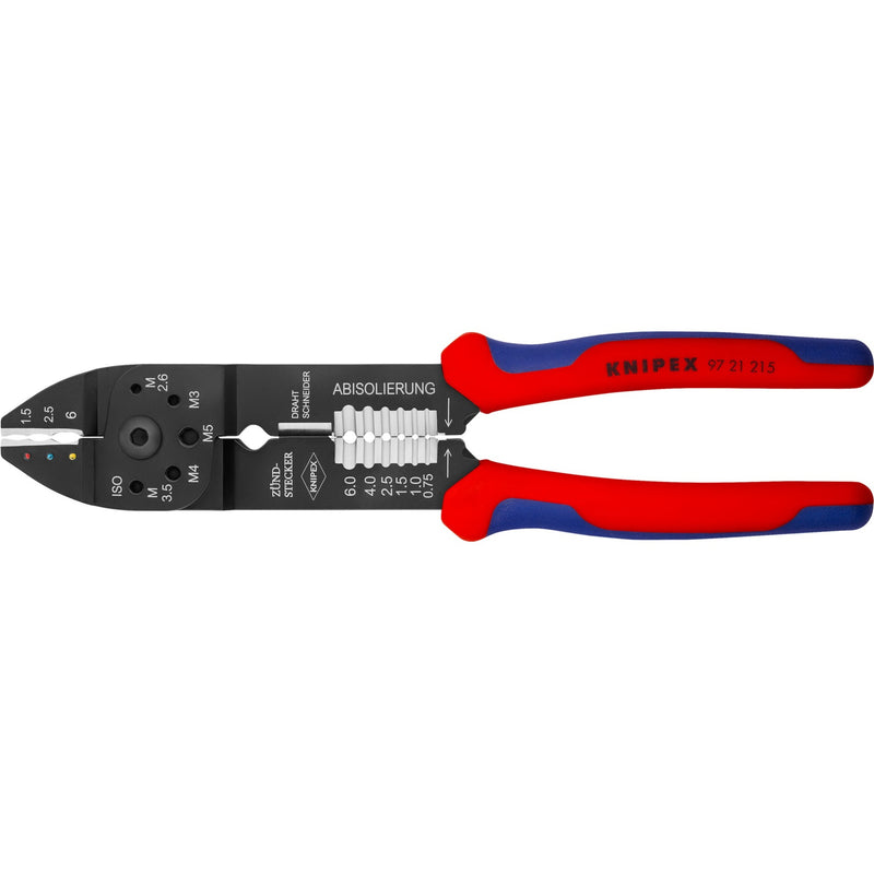 Load image into Gallery viewer, Knipex krimptang 9721215 (rood blauw)