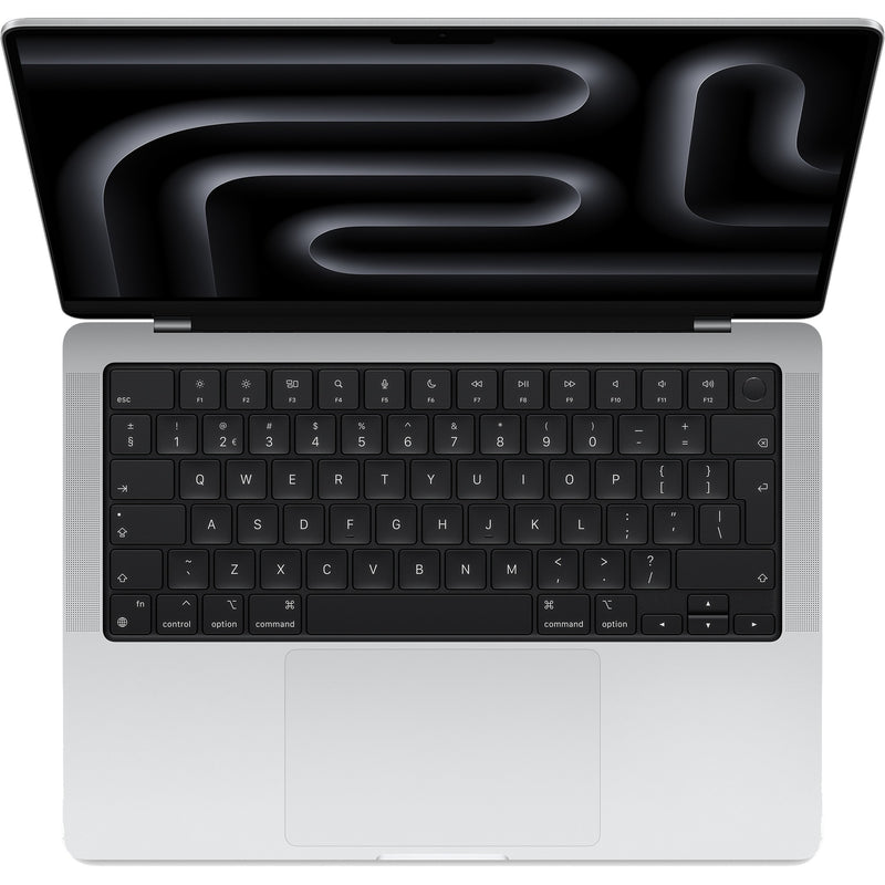 Laden Sie das Bild in Galerie -Viewer, Apple macbook pro 2023 14 (mr7j3n a) refurbished laptop (zilver | m3 8 core | 10‑core gpu | 8gb ram | 512 gb ssd)