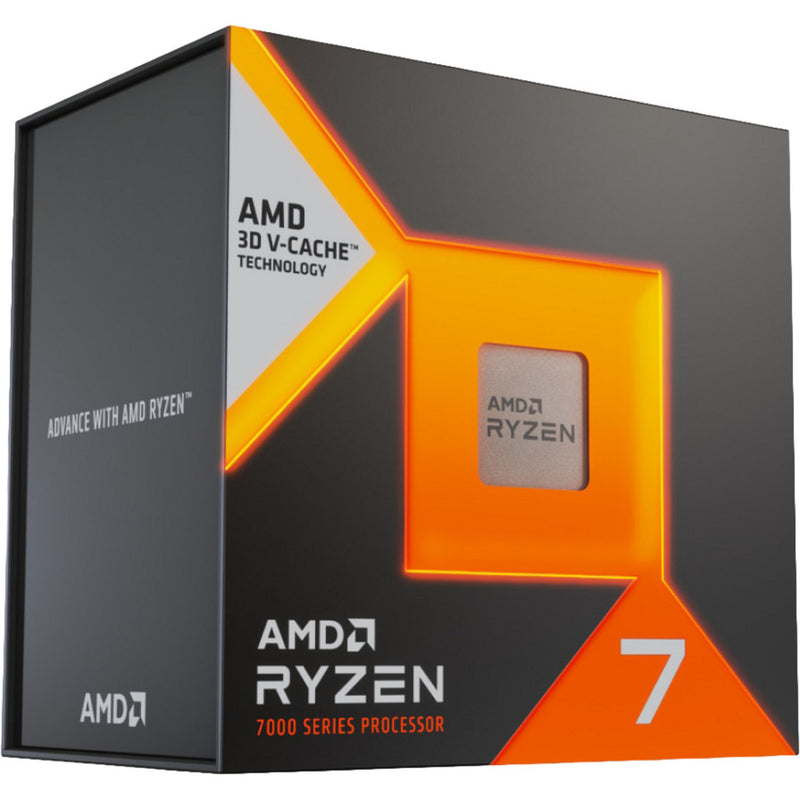 Chargez l'image dans la visionneuse de la galerie, Amd ryzen 7 7700x3d, 4 ghz (4,5 ghz turbo boost) socket am5 processor (unlocked, boxed)