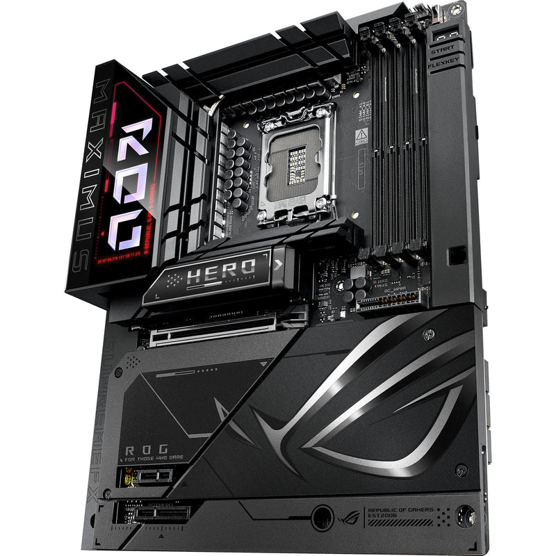 Load image into Gallery viewer, Asus rog maximus z890 hero btf socket 1851 moederbord (zwart, raid, 5 gb-lan, wi-fi 7, bt, sound, atx)