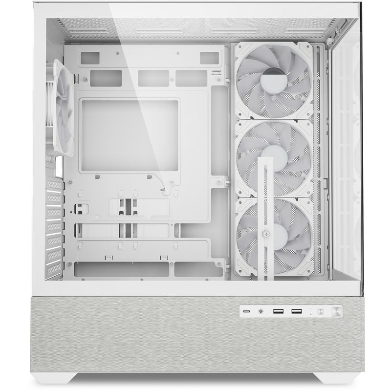 Load image into Gallery viewer, Sharkoon ak7 argb midi tower behuizing (wit | 2x usb-a | 1x usb-c | rgb | window)