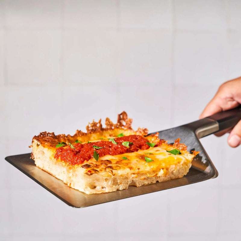 Load image into Gallery viewer, Ooni pan pizza spatel grillbestek (zilver zwart)