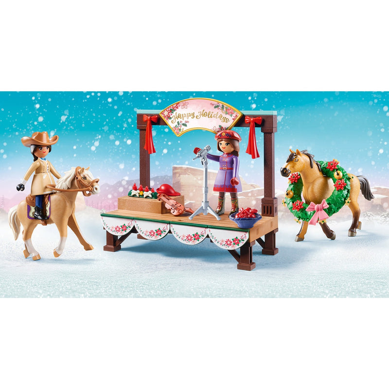 Load image into Gallery viewer, Playmobil spirit - kerstmis concert constructiespeelgoed (70396)