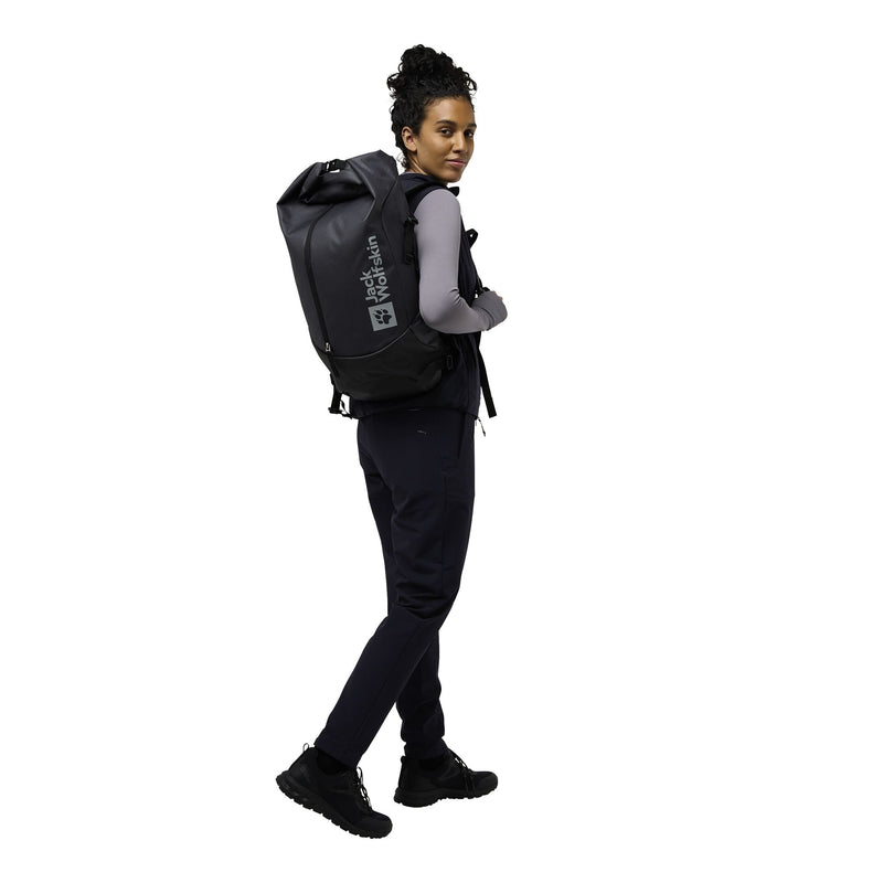 Load image into Gallery viewer, Jack wolfskin all-in pack 30 rugzak (zwart, 30 liter)