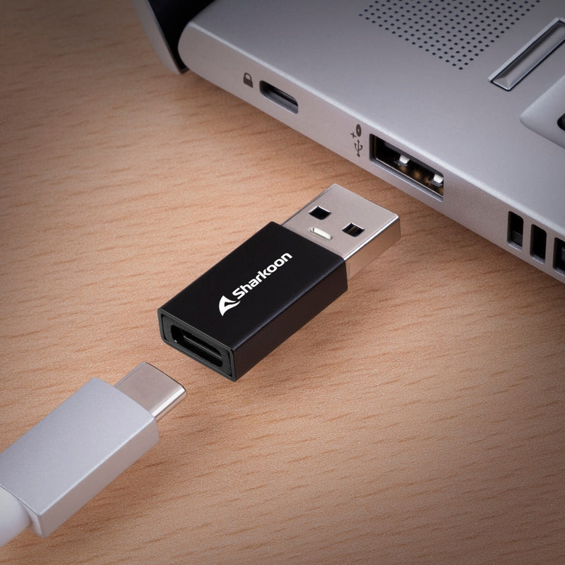 Load image into Gallery viewer, Sharkoon officepal usb-c adapters (zwart)
