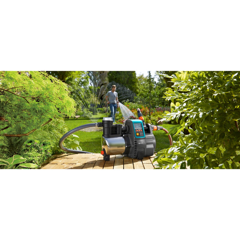 Load image into Gallery viewer, Gardena hydrofoorpomp 6000 6 lcd inox (inox zwart, 1760-20)