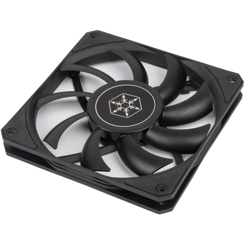 Load image into Gallery viewer, Silverstone air slimmer 120 case fan (zwart, 120 x 15 x 120 mm, pwm)