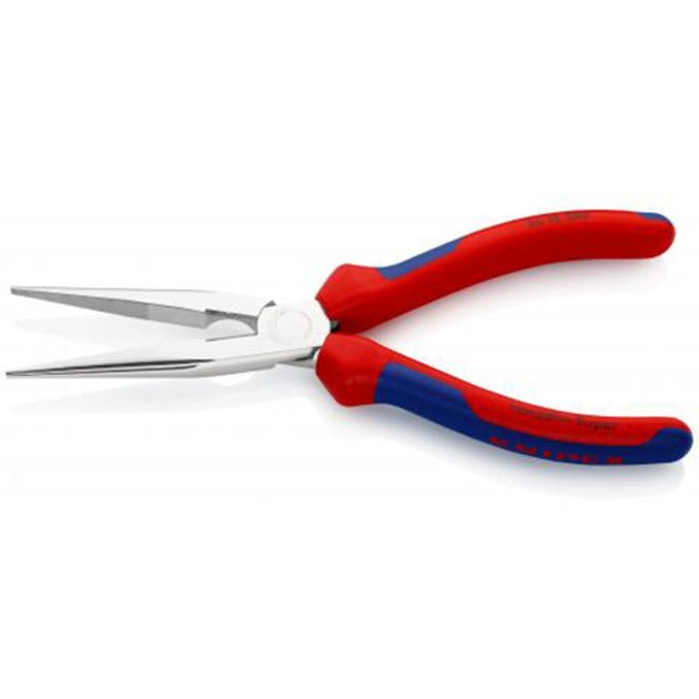 Load image into Gallery viewer, Knipex platspitse tang met zijsnijder 200mm grijptang (rood blauw)