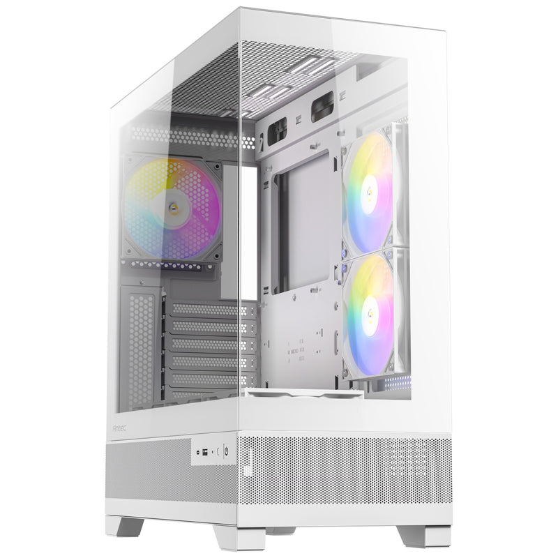 Load image into Gallery viewer, Antec cx700 elite rgb midi tower behuizing (wit | 2x usb-a | tempered glass)