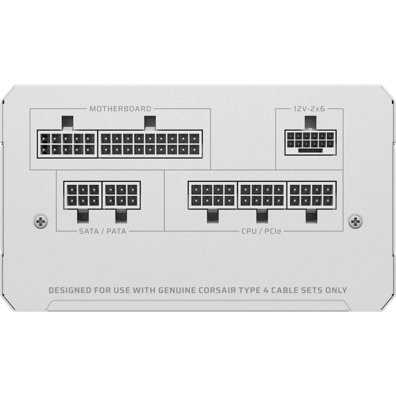 Load image into Gallery viewer, Corsair rm850e (2025) white modulaire 850 watt voeding (wit, 1x 12v-2x6, 2x pcie)