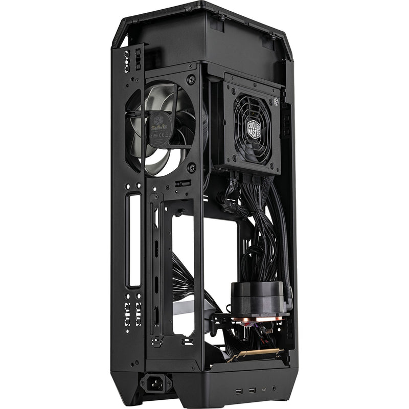 Load image into Gallery viewer, Cooler master ncore 100 max mini tower behuizing (donkergrijs | 2x usb-a | 1x usb-c)