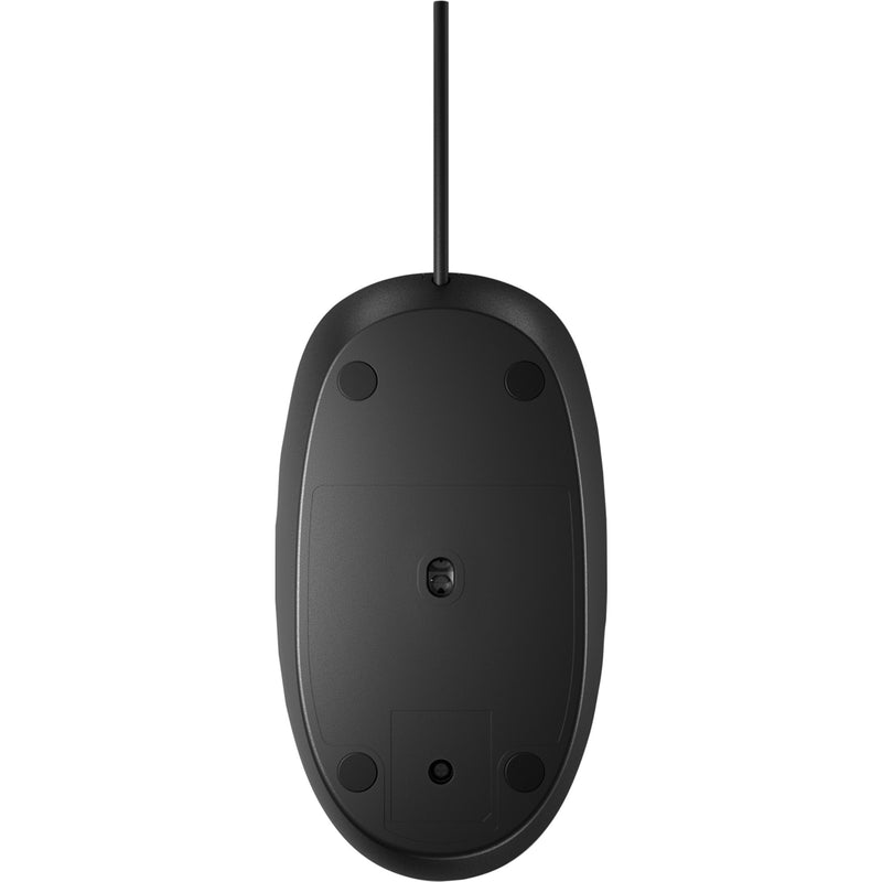 Load image into Gallery viewer, Hp 128 lasermuis met kabel (zwart, 1200 dpi)