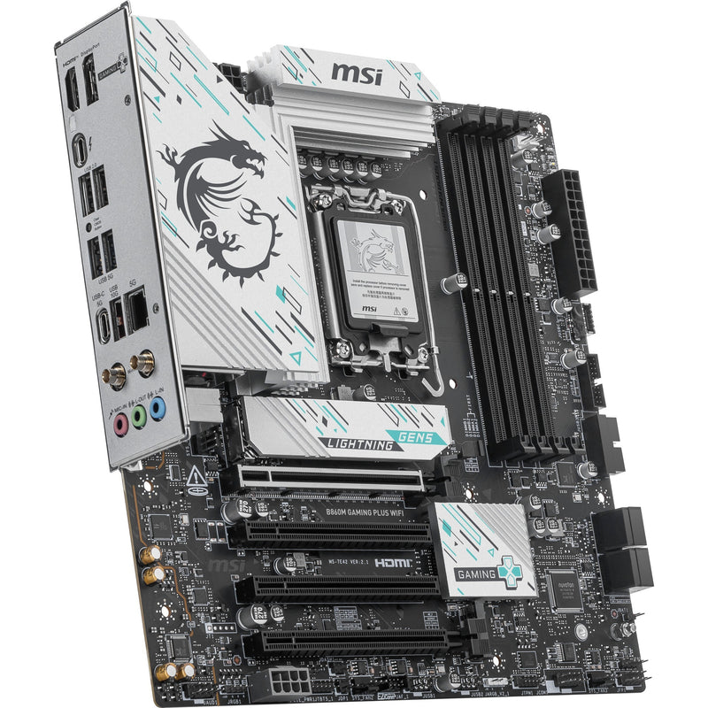Load image into Gallery viewer, Msi b860m gaming plus wifi socket 1851 moederbord (raid, 5gb-lan, wi-fi 7, bt, sound, µatx)