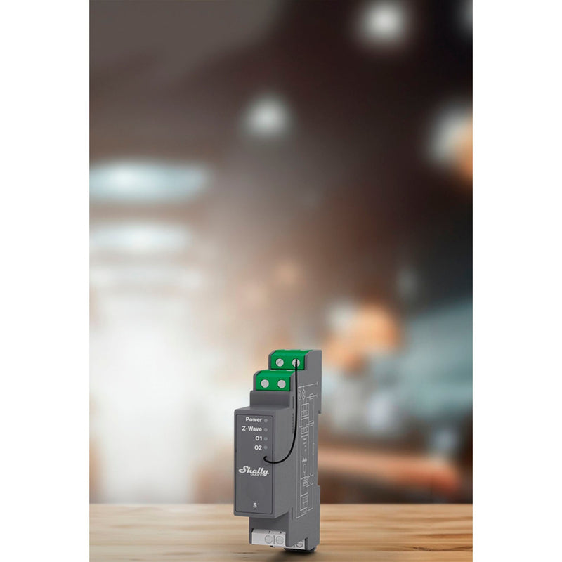 Load image into Gallery viewer, Shelly qubino wave pro 2 relais (grijs)