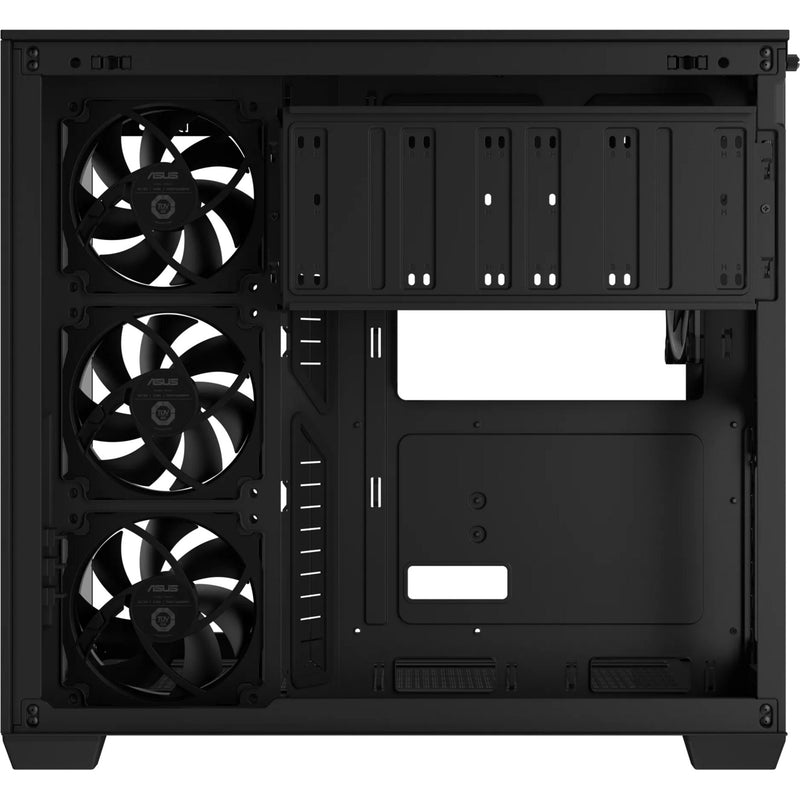 Load image into Gallery viewer, Asus a32 plus midi tower behuizing (zwart | 2x usb-a | 1x usb-c | rgb | tempered glass)