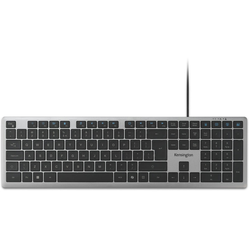 Afbeelding laden in galerijviewer, Kensington kb515 eq usb-c usb-a wired keyboard (grijs, us-international lay-out (qwerty), scissor switches, 100%)