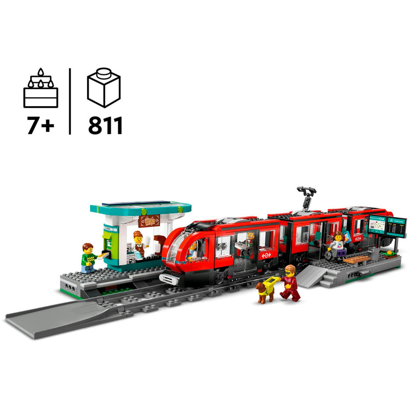 Load image into Gallery viewer, Lego city 60423 stadstram en station
