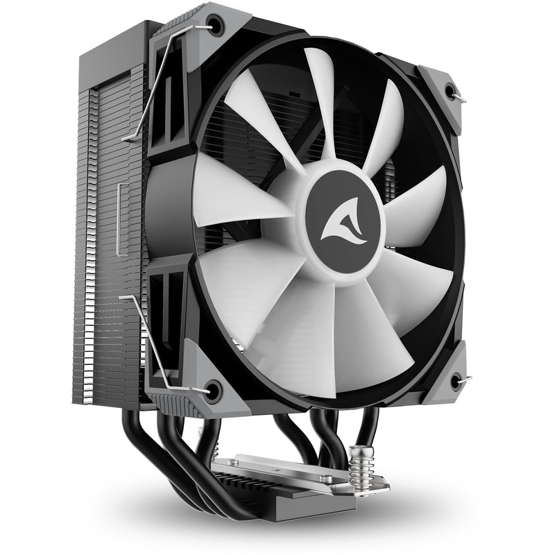 Load image into Gallery viewer, Sharkoon a40 rgb cpu-koeler (zwart, 4-pins pwm fan-connector)