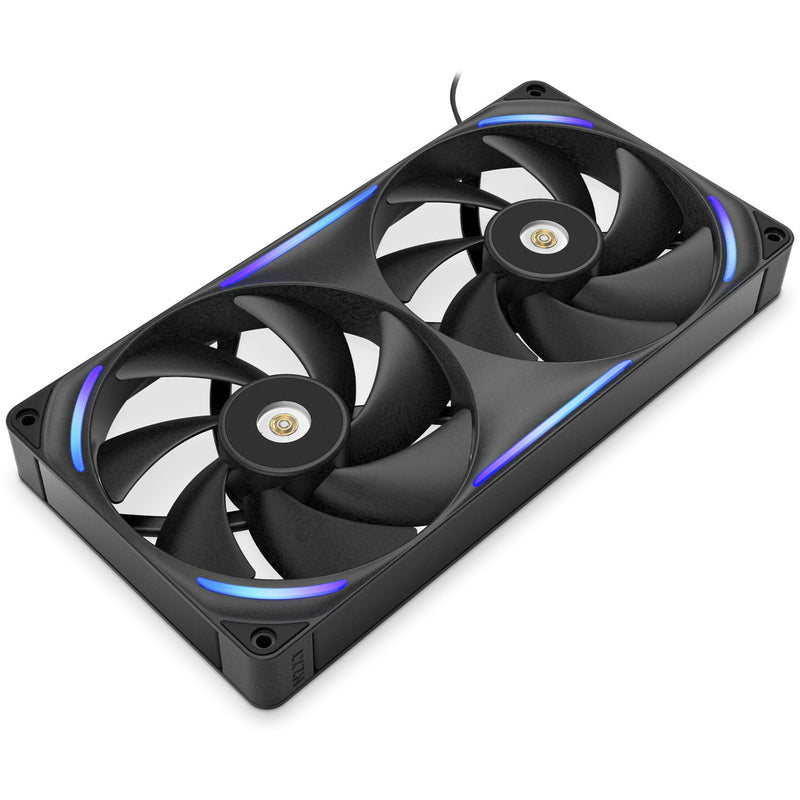 Load image into Gallery viewer, Nzxt performance fan f280x rgb case fans (zwart, 2 stuks, 280 x 140 x 30 mm, pwm)