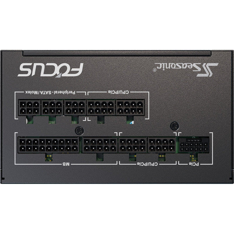 Load image into Gallery viewer, Seasonic focus gx-750-v4 atx3.1 modulaire 750 watt voeding (zwart, 2x pcie)