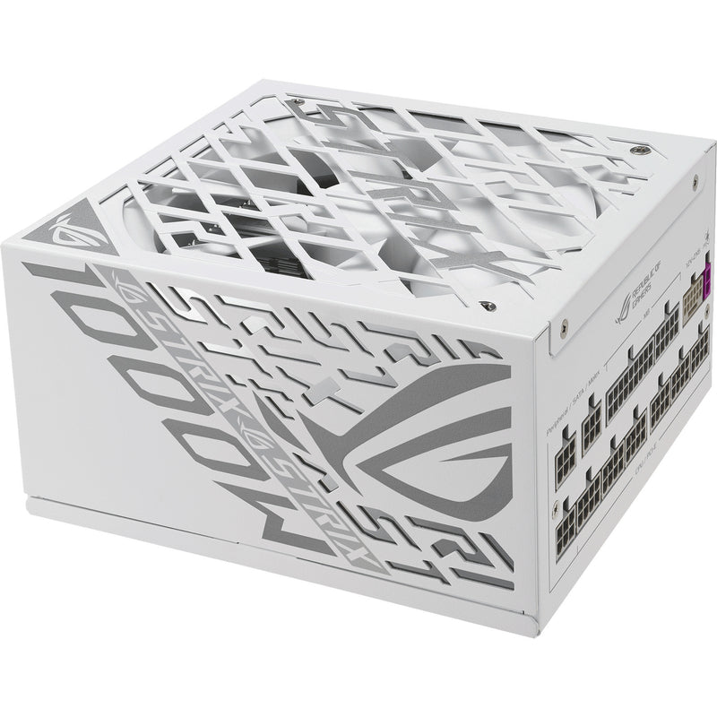 Load image into Gallery viewer, Asus rog strix platinum white edition modulaire 1000 watt voeding (wit, 1x 12v-2x6, 4x pcie)