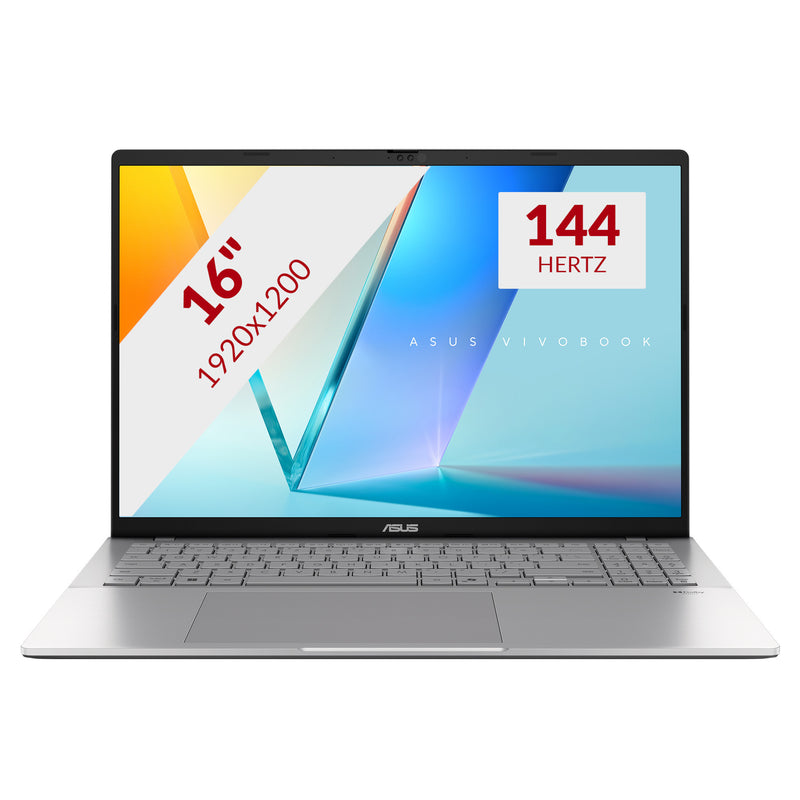 Afbeelding laden in galerijviewer, Asus vivobook s16 s3607aa-sh016w 16 copilot+ laptop (zilver | ultra 7 355 | intel arc graphics | 32 gb | 1 tb ssd | oled)