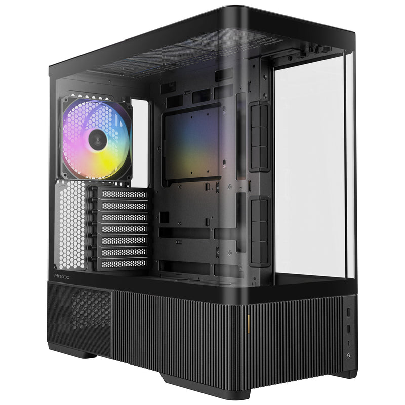 ギャラリービューアに画像をロードする, Antec c6 curve argb midi tower behuizing (zwart | 2x usb-a | 1x usb-c | tempered glass)