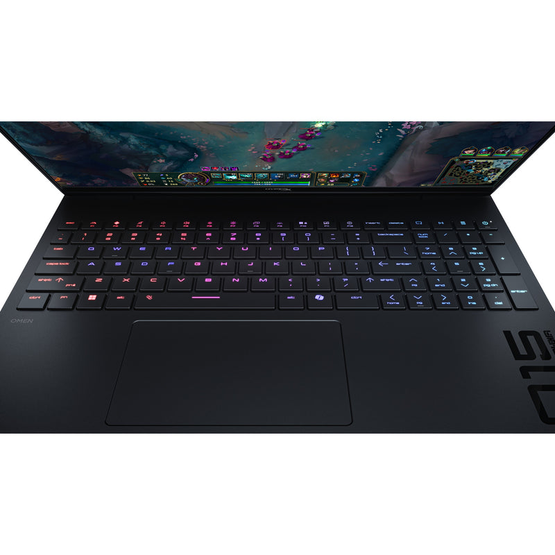 Load image into Gallery viewer, Hyperx omen 15 inch gaming laptop pc 15-ga0070nd 15.3 gaming laptop (zwart | i7-14650hx | rtx 5060 | 24 gb | 1 tb ssd | 180 hz)