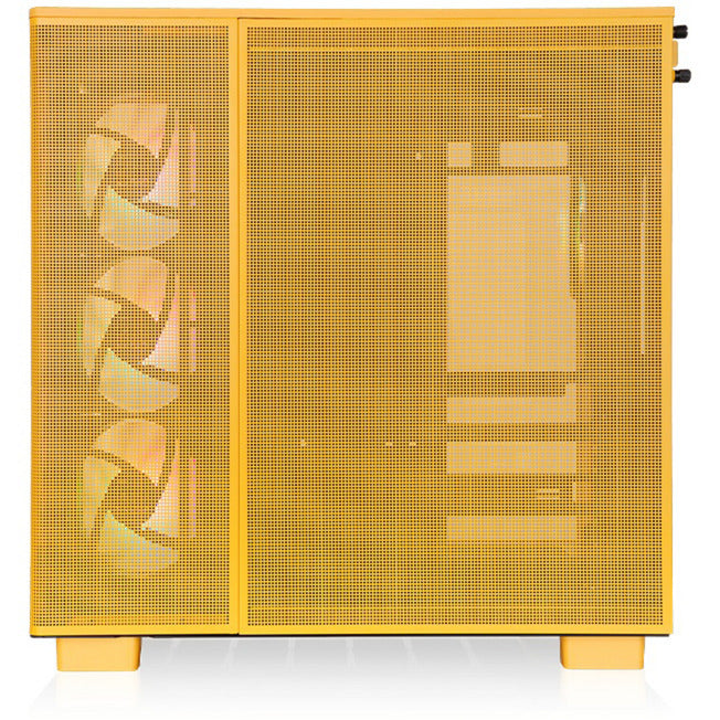 Load image into Gallery viewer, Thermaltake view 380 xl tg argb bumblebee midi tower behuizing (donkergeel | 2x usb-a | 1x usb-c | rgb | window)