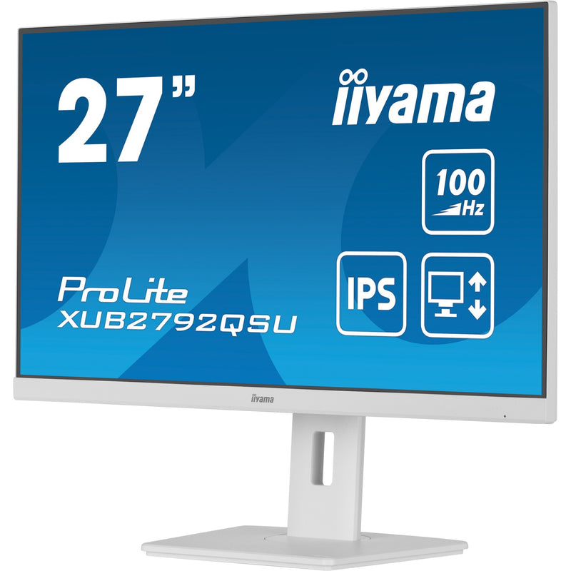 Load image into Gallery viewer, Iiyama prolite xub2792qsu-w6 27 monitor (wit, hdmi, displayport, 4x usb-a, usb-b)